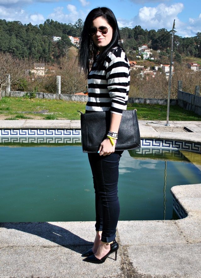 lucia gallego blog nº58 black and white stripes